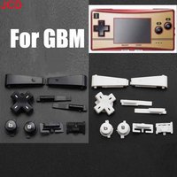JCD For Gameboy Micro GBM Console Full Set Left Right L R A B D-Pad Buttons Key Replacement For GBM Console