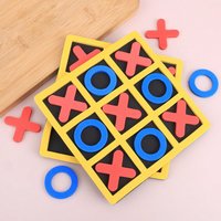 1PC EVA Tic-Tac-Toe Board, educational puzzle toy for students, a great helper for developing your brain