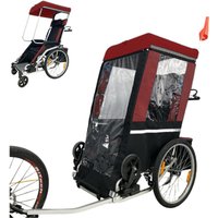 Adult stroller children push trailer bicycle trailer mountain electric vehicle trailer rear bucket trailer hiking outdoor