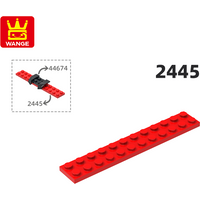 WANGE 2445 100g/29PCS 2x12 Plate Board Building Blocks Moc Color Accessories Compatible with Brick DIY Spare Parts Toy Gift