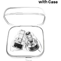 HUAK Earplugs Silicone High Fidelity with Storage case for Concerts Musicians Motorcycles Noise Sensitivity Conditions and More