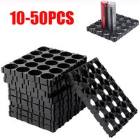 10/50pcs 18650 Battery Holder Bracket,4x5 Cell Lithium Battery Assembly Mounting Bracket,ABS Material Battery Frame
