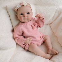 NPK 18inch Bettie Reborn Baby Doll Soft Body Handmade 3D Skin Visible Veins Collectible Art Doll Ideal Christmas Gift