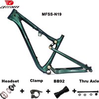 27.5er Carbon Frameset, Size 16.5 "and Rear 142mm, Boost Bike Framework Suspension MTB Frame