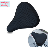 【Bicycle 3D Soft Bike Seat Cover Cycling Silicone Seat Cushion Cycling Breathable Comfortable Bicycle Bike】