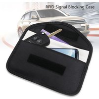 New Blocking Bag Keyless RFID Faraday Cage Fob Pouch Car Key Signal Blocker Case