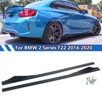 MagicKit Side Bumper Lip for BMW F22 F23 M240i 220i 230i 228i M235i M2 F87 Side Skirt Extension 2014 2015 2016 2017 2018-2020