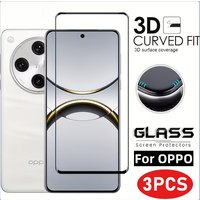 3pcs HD Tempered Glass Screen Protector for OPPO Find X8 Ultra X7 Ultra X8s+ X6/X5 Pro X3Neo Full Coverage-Provides Extra Safety