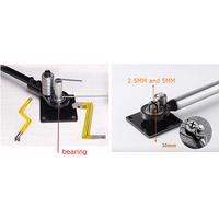 1MM-8MM Manual Flat Iron Bending Copper Busbar steel wire portable Bender Plate Copper Strip 90-Degree Right Angle