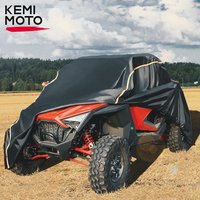 KEMIMOTO UTV Water Resistant Storage Cover Compatible with Polaris Ranger RZR 570 700 800 900 S 1000 XP Black Fits 2-Door UTVs