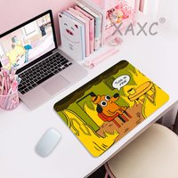 Gaming Cute Mouse Pad "This Is Fine" Dog Pc Accessories Deskmat Mousepad Gamer Keyboard Mats Anime Mause Pads Kawaii Laptops
