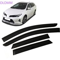 For TOYOTA AURIS E180 2013 2014 2015 2016 2017 2018 HATCHBACK Weathershied Door Visor Wind Sun Rain Guards Side Window Visor