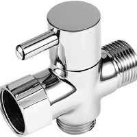 Bidet T-connector, 3-way T-valve brass water inlet 7/8 "15/16" 1/2 " 3/8" Eu adapter for toilet bidet spray shower Attachments