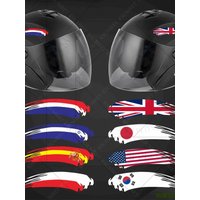 AliExpress NONE Reflective Motorcycle Stickers Decal Helmet Tank Logo Car Bike Laptop Flag Sticker For Yamaha Honda Suzuki Kawasaki Ktm