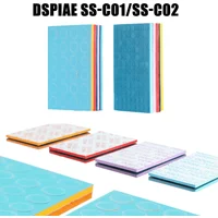 DSPIAE SS-C01 SS-C02 Sponge sandpaper Double Side Abrasive model Tools Sanding Sponge Block Polishing sponge for hobby