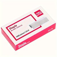 1000 Pieces of 24/6 Office Staple Clips, High-quality Standard Staples for Binding Machines, Strong and Easy To Use,