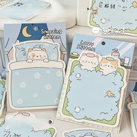 30sheets Diary Cute Cat Illustration Material Special-shaped Post Note Multi-functional Note Memo Memo N Times Sticky Note