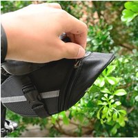 AliExpress NONE Reflective Cycling Saddle Bag, Portable Waterproof Bike Seat Storage for Mountain Road Bikes, Holds Essentials