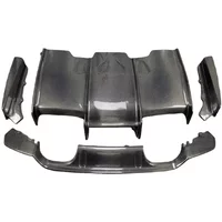 For BMW F80 M3 F82 F83 M4 PSM Style Dry Carbon Fiber 2014-2018 Rear Diffuser Bumper Splitters Spoiler Guard Protector Skid Plate