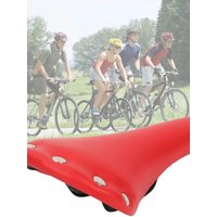 AliExpress kbxlife High Quality Road Bike Soft Seat Shockproof Waterproof Saddle Bicycle Accessory(Red)