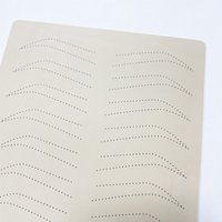 1/5 sztuk materiały do Microbladingu nie ma potrzeby atramentu arkusz do brwi praktyka tatuaż skóra linia przerywana PMU początkujący makijaż