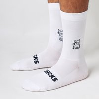 AliExpress NONE Sporcks Cat Pattern Cycling Socks Spring and Summer Men's and Women's Road Cycling Sports Trendy Breathable High-Elasticity Wear-Resistant Mid-Calf Socks