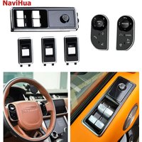 Car Window Control Digital Switch Retrofit Kit Button Knob For Land Rover Range Rover L405 2013-2017 Sport L494 Discovery 5 L462