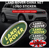 1Pcs Car Front Radiateor Emblem Badge Sticker Car Accessories For Land Rover Defender Freelander Discovery 1 2 3 Evoque Range