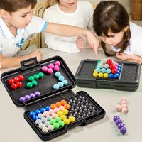 3D Puzzle Board Game - 200 Challenges for Kids, Brain Teaser Gifts for Boys Girls, Educational STEM Learning Toys