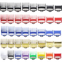 8pcs/10pcs universal hair clipper limit comb guide attachment set for wahl clippers hair clipper combs hair cutting guide comb