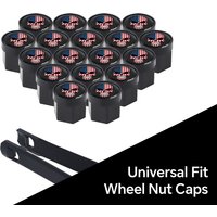 20PCS Car Tire Nut Caps For Volkswagen Lamando Bora POLO Teramont CC Tiguan T-Roc Taylor Golf Car Wheel Caps Bolts
