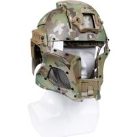 AliExpress WoSporT Tactical Full-covered Helmet with Visor Goggles Adjustable Medieval Iron Warrior Airsoft Helmet for Paintball Hunting Cycling
