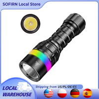 Sofirn SD08 Scuba 3200lm Latarka do nurkowania SST70 LED 21700 Ładowalna latarka z 360 ° Podwodne pozycjonowanie światła RGB