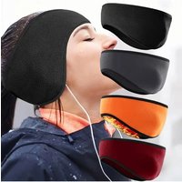 AliExpress NONE 2026 Warm Fleece Earmuffs Headband Soft Windproof Ear Warmer Unisex Outdoor Sports Headbands Ideal for Skiing Running Cycling