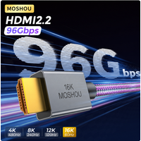 16K HDMI 2.2 Cable 96Gbps Ultra High Speed HDMI Cord 16K@60Hz 8K@240Hz 4K@480Hz for Gaming eARC++ HDR10+ DTS:Xfor PS5 Pro Xbox