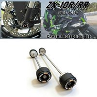 For Kawasaki ZX-10R/ZX10R/ZH2 2016-2025 Moto Rear Front Axle Fork Crash Slider Motorcycle Wheel Protector zx10r Crash Protectors