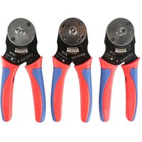 Deutsch Crimp Tool, Deutsch Crimping Tool 4 Way Indent,8 Impression Type Deutsch Pin Crimping Tool Used for Gage 12,16,20