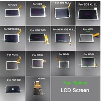 Top Bottom Upper Lower LCD Screen Display ForNintend DS Lite 3DS NDS NDSL NDSi XL New 3DS LL/XL PSP GO Game Console LCD Panel