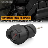 Oil Dipstick w/ Thermometer for Harley 04-22 Sportster Iron 883 1200 XL XR Forty-Eight Roadster Nightster Superlow Seventy-Two