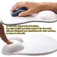 Customized links for fans and customers Custom 3D Mouse Pad with Wrist Rest DIY Desk Mat Ergonomics Wrist Silicone Pc Gamer