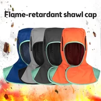 Portable Welding Men's Fully Protective Welding Cap Washable Breathable Welding Neck Sleeve Flame Retardant Protection Welders