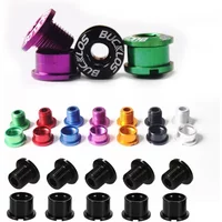 AliExpress NONE BUCKLOS Bike Chainring Bolts Single Double Speed Chainwheel Screws 6.5/8.5mm Bicycle Crankset Bolts 4/5pcs A Lot Chain Ring Nut