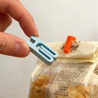 10 pieces snack bag sealing clips - food bag packaging sealing clips, lightweight and durable, kitchen small tools,random color