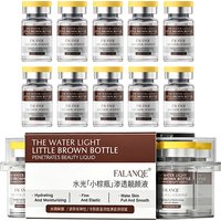 Face Firming and Lifting Serum Water Light Brown Bottle Tender Smooth Skin Improve Dark Skin Tone Fine Lines Reduce5ml x 10pcs