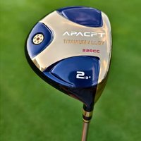 APACFT Golf 2 Fairway Wood, Titanium Alloy Head Ultra-High Rebound High Forgiveness Low CG Built-in Weighting MOI Golf Club