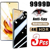 3Pcs Privacy Hydrogel Film Screen Protector Anti-Spy For Motorola Moto Edge Fusion Neo 50 Ultra 60 Stylus 40 30 Pro 20 Lite