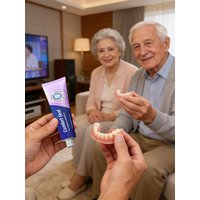 40g Denture Adhesive Professional Denture Cream Long-Lasting Stability Comfort Security Teeth Adhesive For Home Travel Braces