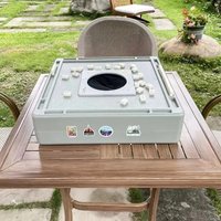 Folding Portable Mahjong Table, Lightweight No Power Needed Design, Simple Compact Desk for Camping Dormitory Home Travel Use