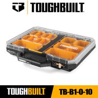 TOUGHBUILT TB-B1-O-10 STACKTECH Medium Organizer Multifunctional Car Storage Repair Parts Box Toughbuilt Tool Box