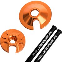 AliExpress SRUOEC KRSEC Aluminum Alloy MTB Mountain Bike Headset Stem Cap Fork Lifting Core 15cm or 20cm, High Strength Bowl Set Cover, 6 Colors